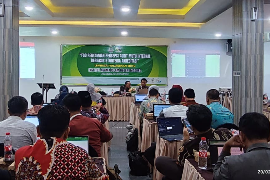LMP IAIN Madura Gelar FGD Penyamaan Persepsi AMI Berbasis 9 Kriteria Akreditasi