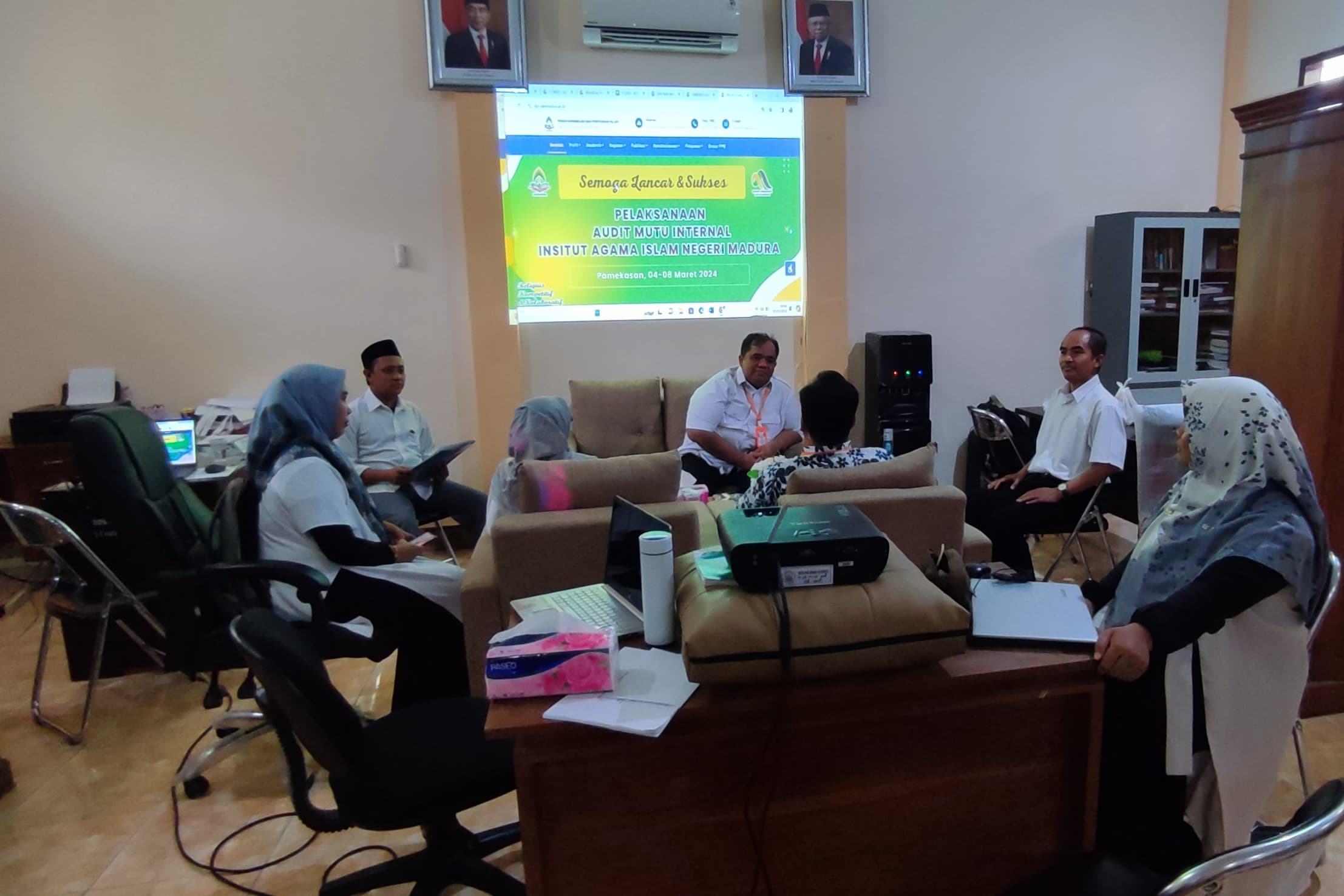 Audit Mutu Internal (AMI) Prodi KPI oleh Lembaga Penjaminan Mutu IAIN Madura